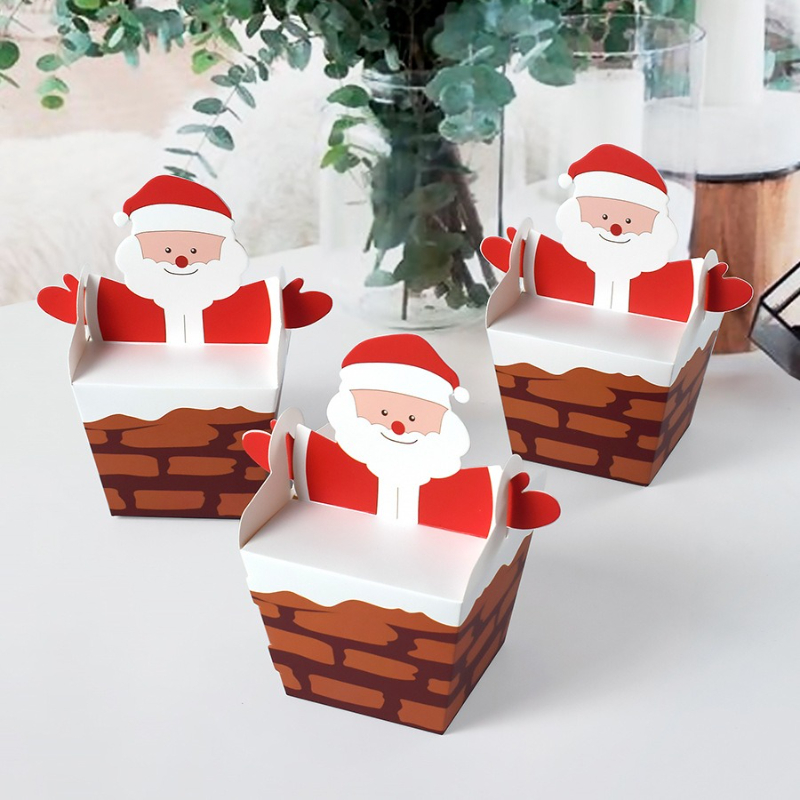 10/30/50pcs Santa Claus Climbi - огляд і ціна Candle Containers