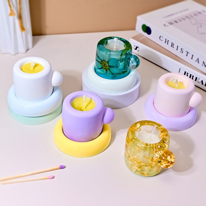 3D Mug With Coaster Silicone M - огляд і ціна Candle Containers