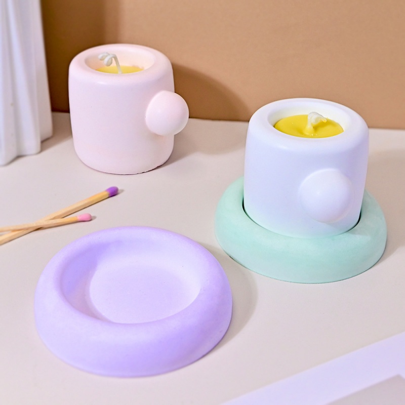 3D Mug With Coaster Silicone M - огляд і ціна Candle Containers