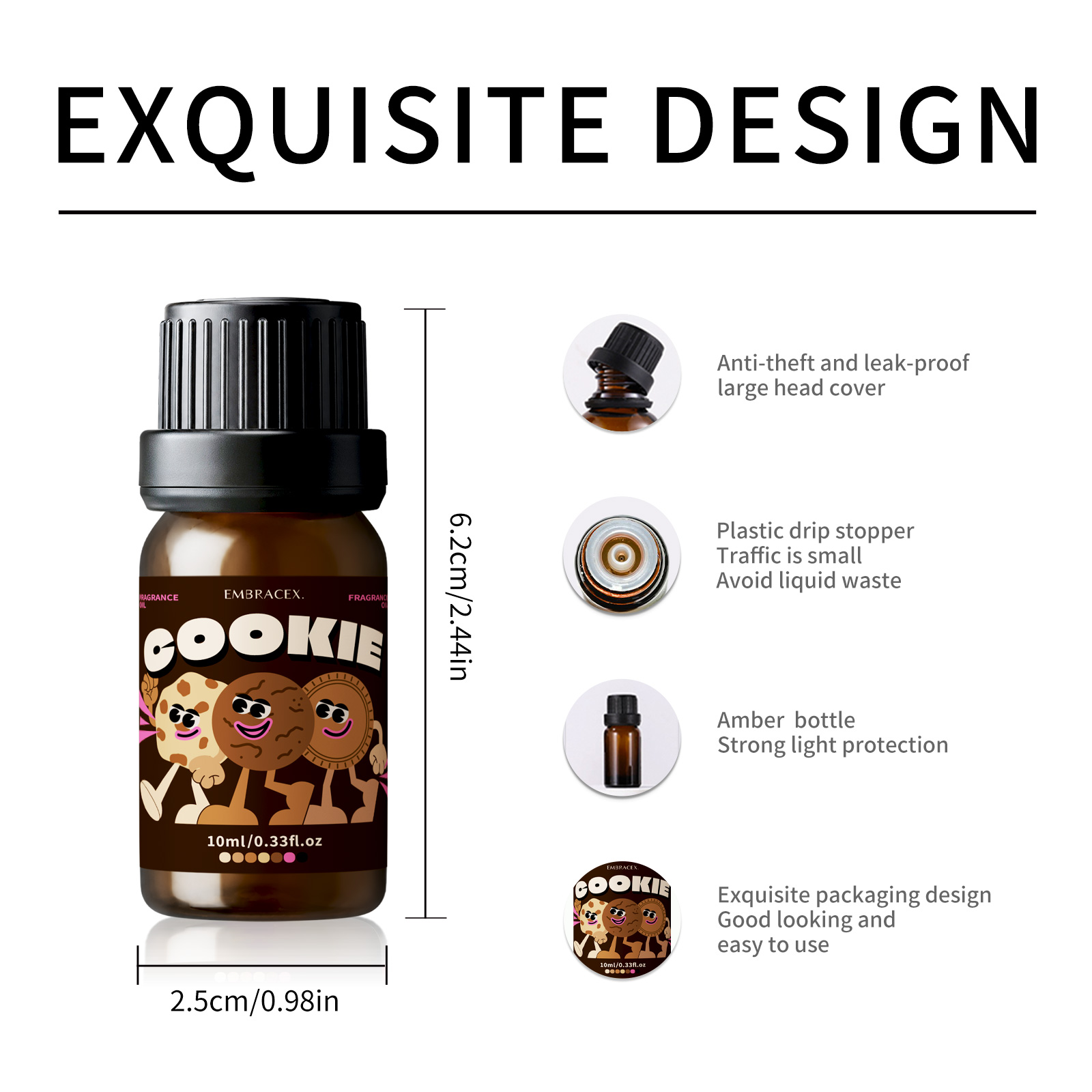 10ml Cookie Fragrance Oils For - огляд і ціна Silk Candle