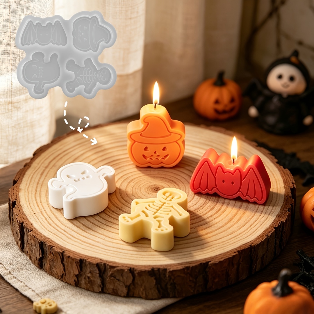 4-cavity silicone resin mold s - огляд і ціна Candle Molds
